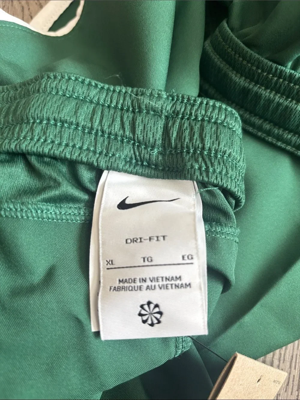 Nike kids Green Performance Athletic Shorts